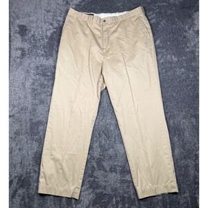 Polo Golf Ralph Lauren Chino Pants Mens 38x30 Tan Pima Cotton Micromodal Khaki